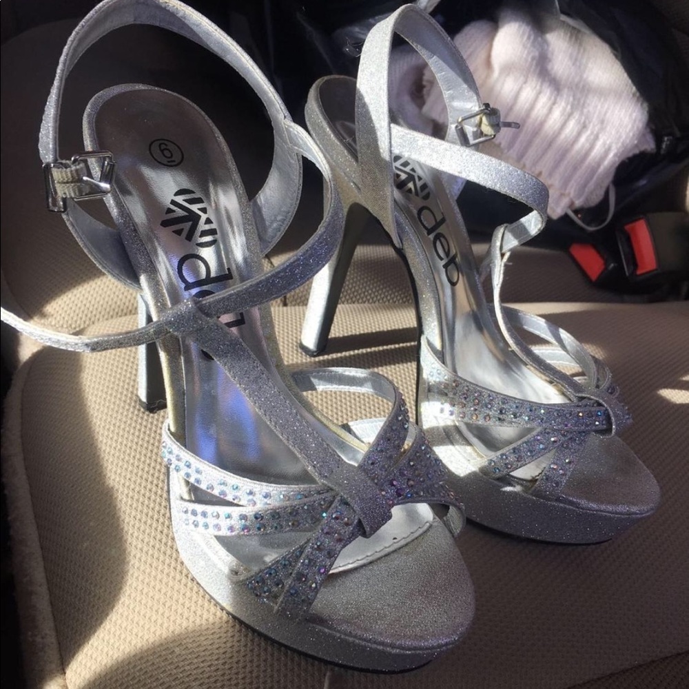 Silver heels